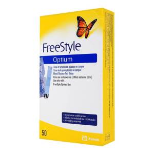 FREESTYLE OPTIUM TIRAS C/50 FREESTYLE OPTIUM TIRAS C/50