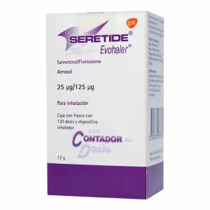 SERETIDE EVOCD 25/125MC 120 DOS SERETIDE EVOCD 25/125MC 120 DOS