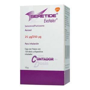 SERETIDE EVOCD 25/250MC 120 DOS SERETIDE EVOCD 25/250MC 120 DOS