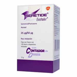SERETIDE EVOCD 25/50MC 120DO SERETIDE EVOCD 25/50MC 120DO