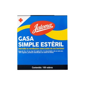 GASA EST JALOMA 10X10CM C/100SB N GASA EST JALOMA 10X10CM C/100SB N