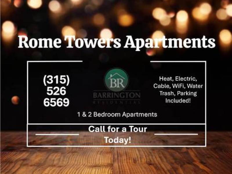 UPGRADED 1 Bedroom on 1st Floor, 2/19 MOVE IN! Utilities Incl!
,137
Rome UPGRADED 1 Bedroom on 1st Floor, 2/19 MOVE IN! Utilities Incl!
,137
Rome