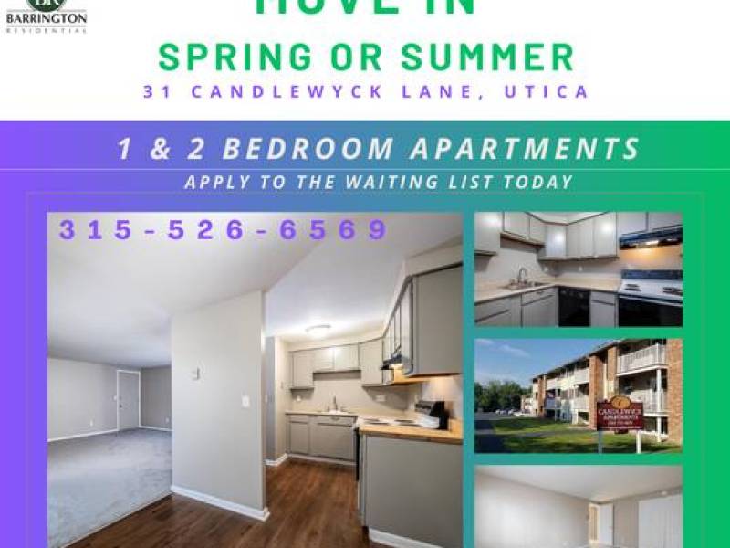 Candlewyck Apts/Now accepting applications for our WAITING LIST!
,389
Utica Candlewyck Apts/Now accepting applications for our WAITING LIST!
,389
Utica