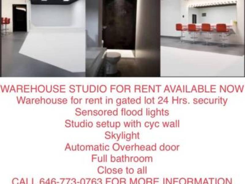 Studio Warehouse For Rent
alt= Studio Warehouse For Rent
alt=