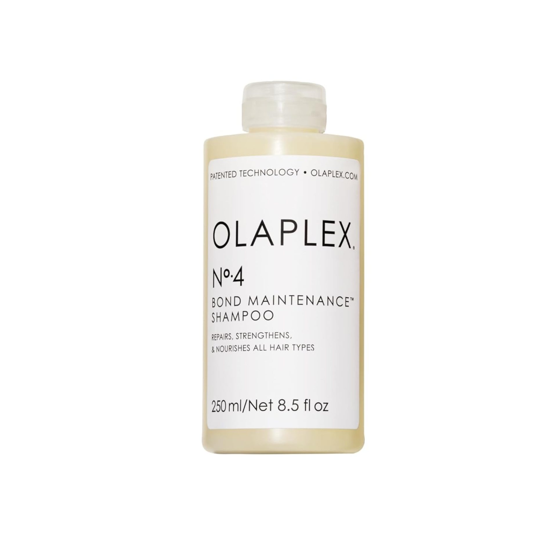Olaplex No. 4 Bond Maintenance Shampoo, Repairs, Strengthens, & Nourishes All Hair Types, Adds Shine & Leaves Hair Feeling Soft, 8.5 fl oz Olaplex No. 4 Bond Maintenance Shampoo, Repairs, Strengthens, & Nourishes All Hair Types, Adds Shine & Leaves Hair Feeling Soft, 8.5 fl oz