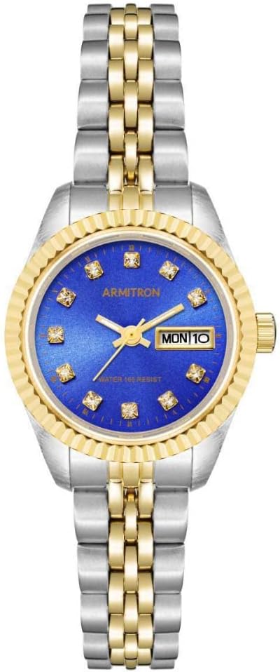 Armitron Women’s Genuine Crystal Accented Bracelet Watch, 75-2475 Armitron Women’s Genuine Crystal Accented Bracelet Watch, 75-2475
