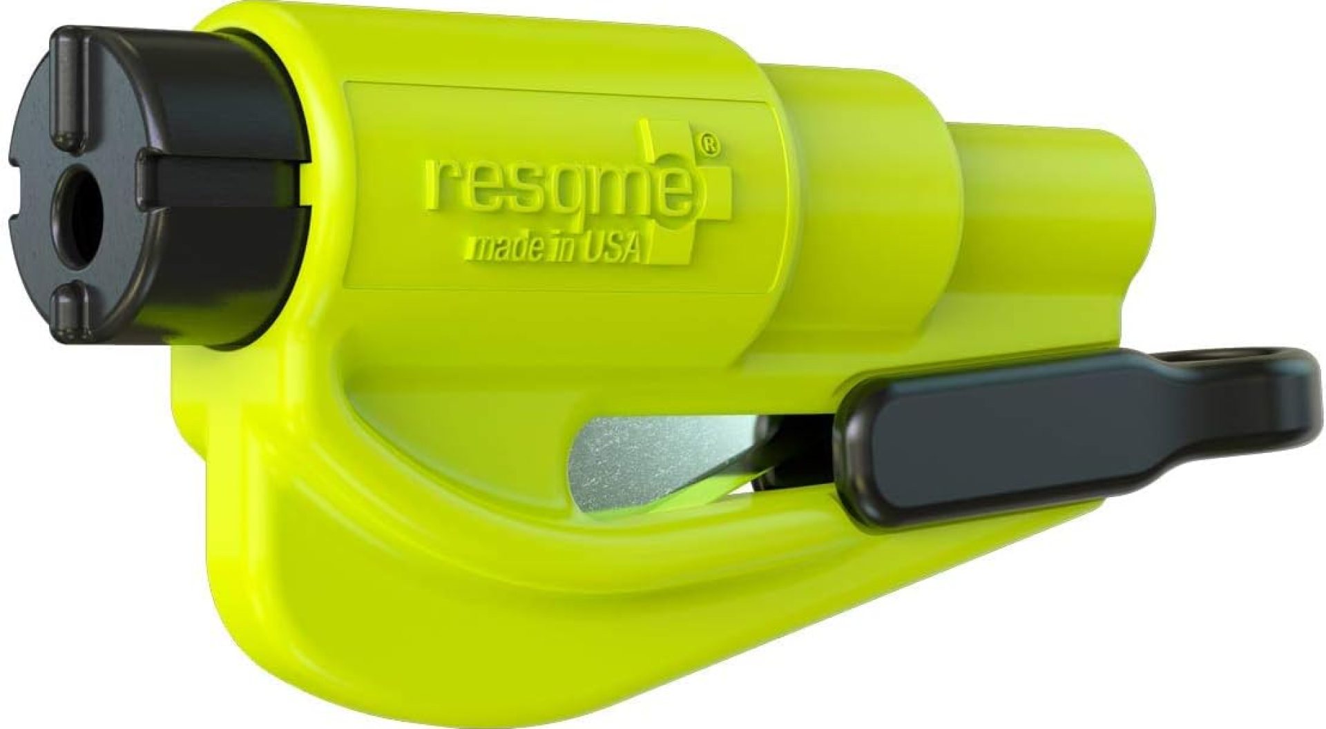 resqme The Original Emergency Keychain Car Escape Tool, 2-in-1 Seatbelt Cutter and Window Breaker, Made in USA, Yellow – Compact Emergency Hammer resqme The Original Emergency Keychain Car Escape Tool, 2-in-1 Seatbelt Cutter and Window Breaker, Made in USA, Yellow – Compact Emergency Hammer