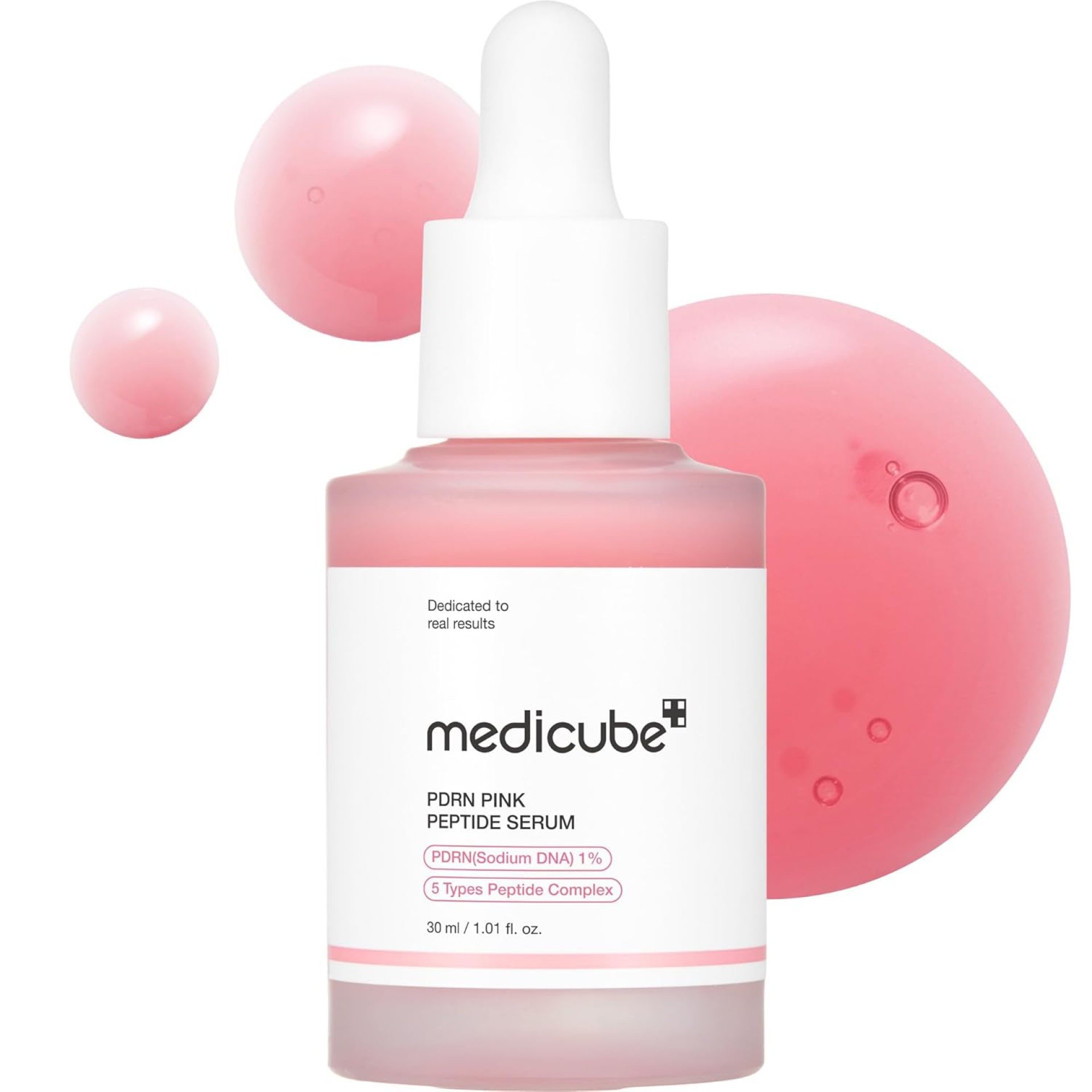medicube Salmon DNA PDRN Pink Peptide Serum, Pink glow serum, Peptide, Niacinamide, Hydrating & Moisturizing & Firming, Uneven Skin Tone, Korean Skincare | 1.01 fl.oz. (1.01 fl.oz., Salmon DNA PDRN) medicube Salmon DNA PDRN Pink Peptide Serum, Pink glow serum, Peptide, Niacinamide, Hydrating & Moisturizing & Firming, Uneven Skin Tone, Korean Skincare | 1.01 fl.oz. (1.01 fl.oz., Salmon DNA PDRN)