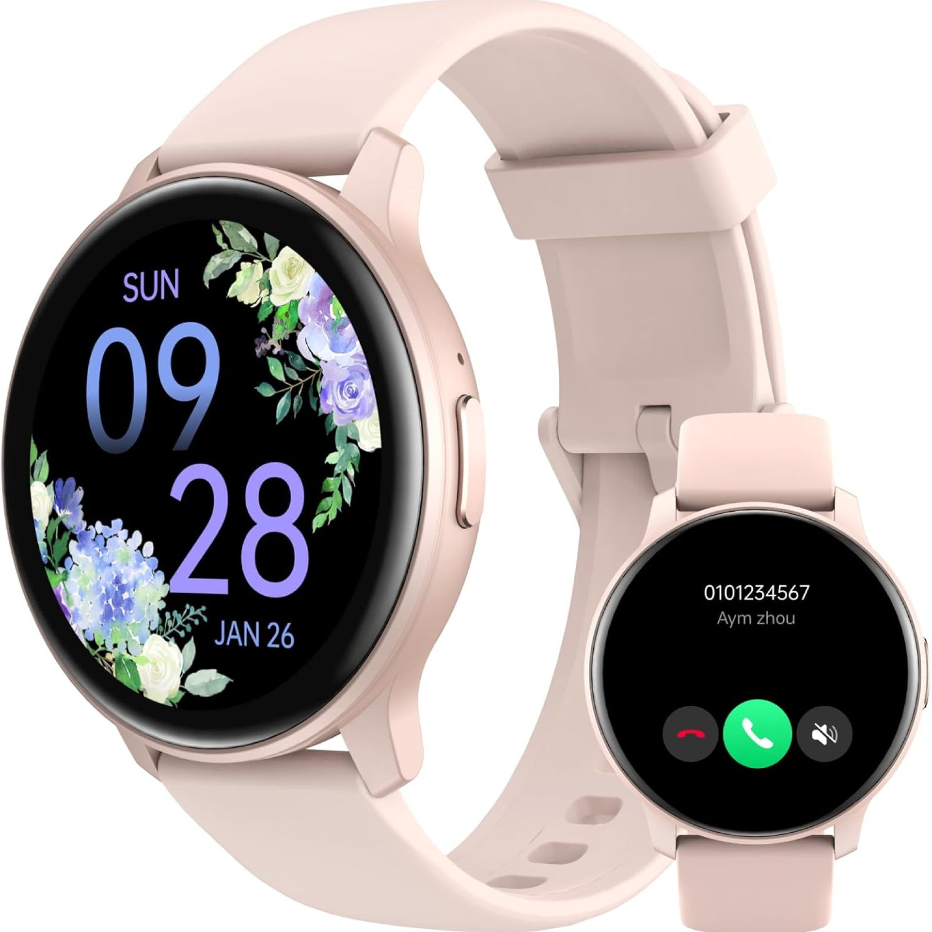 Smart Watch, HD Smartwatch for Men Women (Answer/Make Calls), Fitness Watch with 100+ Sport Modes, IP68 Waterproof/Heart Rate/Sleep Monitor, Activity Trackers for iOS/Android Smart Watch, HD Smartwatch for Men Women (Answer/Make Calls), Fitness Watch with 100+ Sport Modes, IP68 Waterproof/Heart Rate/Sleep Monitor, Activity Trackers for iOS/Android