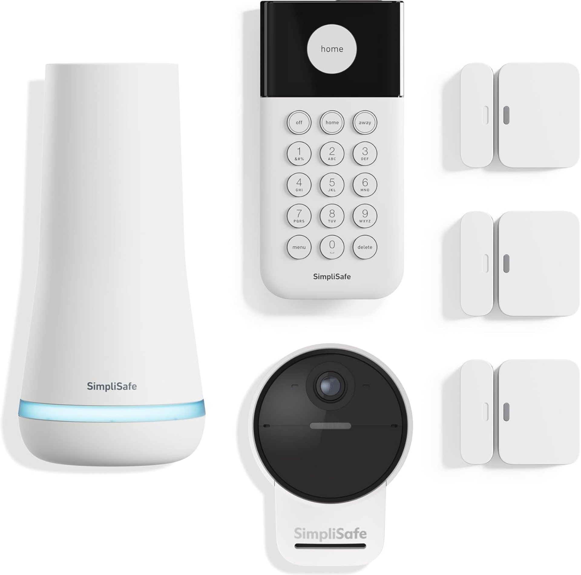 SimpliSafe 6 Piece Wireless Home Security System with Outdoor Camera – Optional 24/7 Professional Monitoring – No Contract – Compatible with Alexa and Google Assistant SimpliSafe 6 Piece Wireless Home Security System with Outdoor Camera – Optional 24/7 Professional Monitoring – No Contract – Compatible with Alexa and Google Assistant