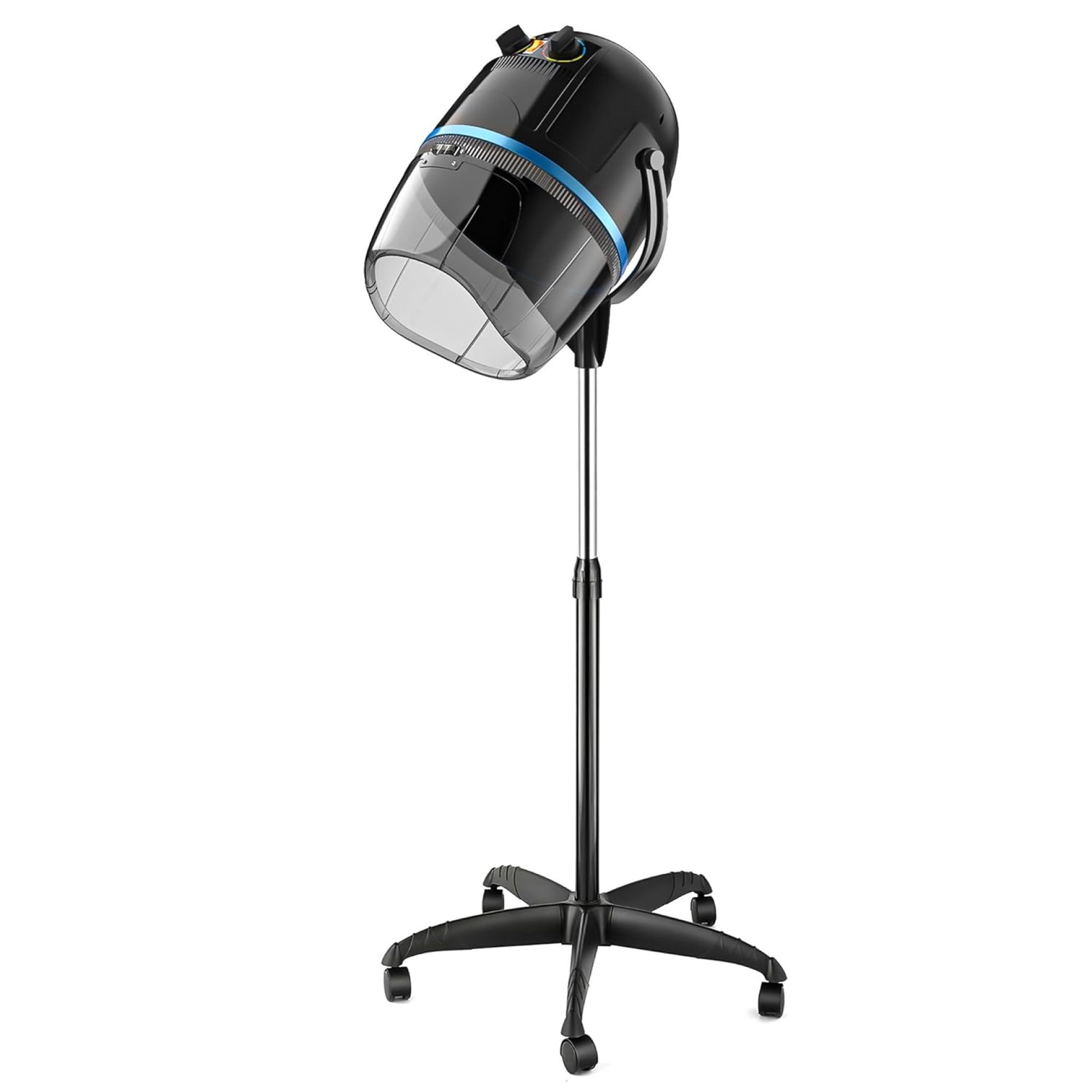 Nova Microdermabrasion Professional Hooded Floor Hair Dryer Adjustable Bonnet Hair Dryer Stand Up with Timer and Rolling Wheels for Beauty Spa Home Salon Equipment Nova Microdermabrasion Professional Hooded Floor Hair Dryer Adjustable Bonnet Hair Dryer Stand Up with Timer and Rolling Wheels for Beauty Spa Home Salon Equipment
