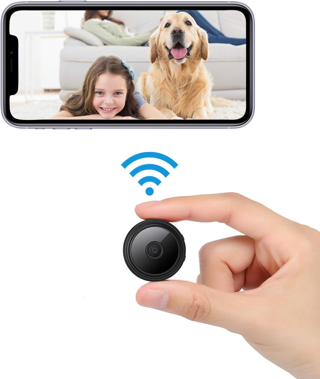 Secrect Camera Mini Spy Camera WiFi Hidden Camera Video Recorder Small Camera for Spying Room Camera Night Vision Home Security Camera Nanny Cam Pet Camera Baby Camera Secrect Camera Mini Spy Camera WiFi Hidden Camera Video Recorder Small Camera for Spying Room Camera Night Vision Home Security Camera Nanny Cam Pet Camera Baby Camera