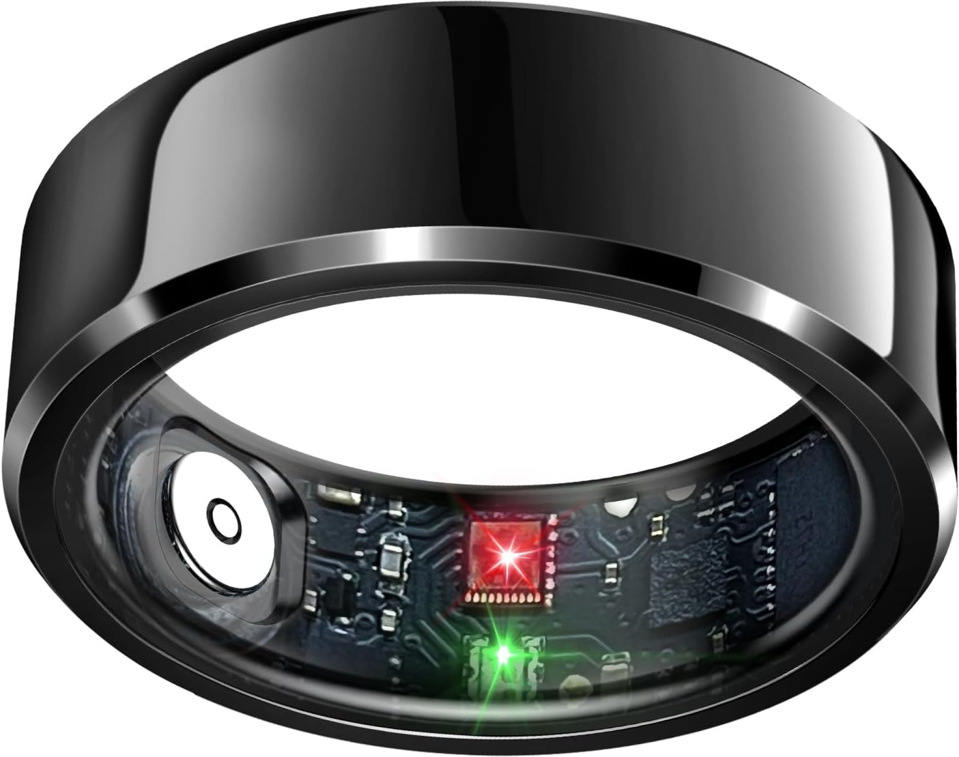 Smart Ring Health Tracker, Sleep Tracker Ring with Heart Rate, Waterproof Fitness Ring for Activity Monitoring/Steps/Distance/Calories, Air Gestures,Up to 7-Day Battery, for iOS and Android (Black,#8) Smart Ring Health Tracker, Sleep Tracker Ring with Heart Rate, Waterproof Fitness Ring for Activity Monitoring/Steps/Distance/Calories, Air Gestures,Up to 7-Day Battery, for iOS and Android (Black,#8)