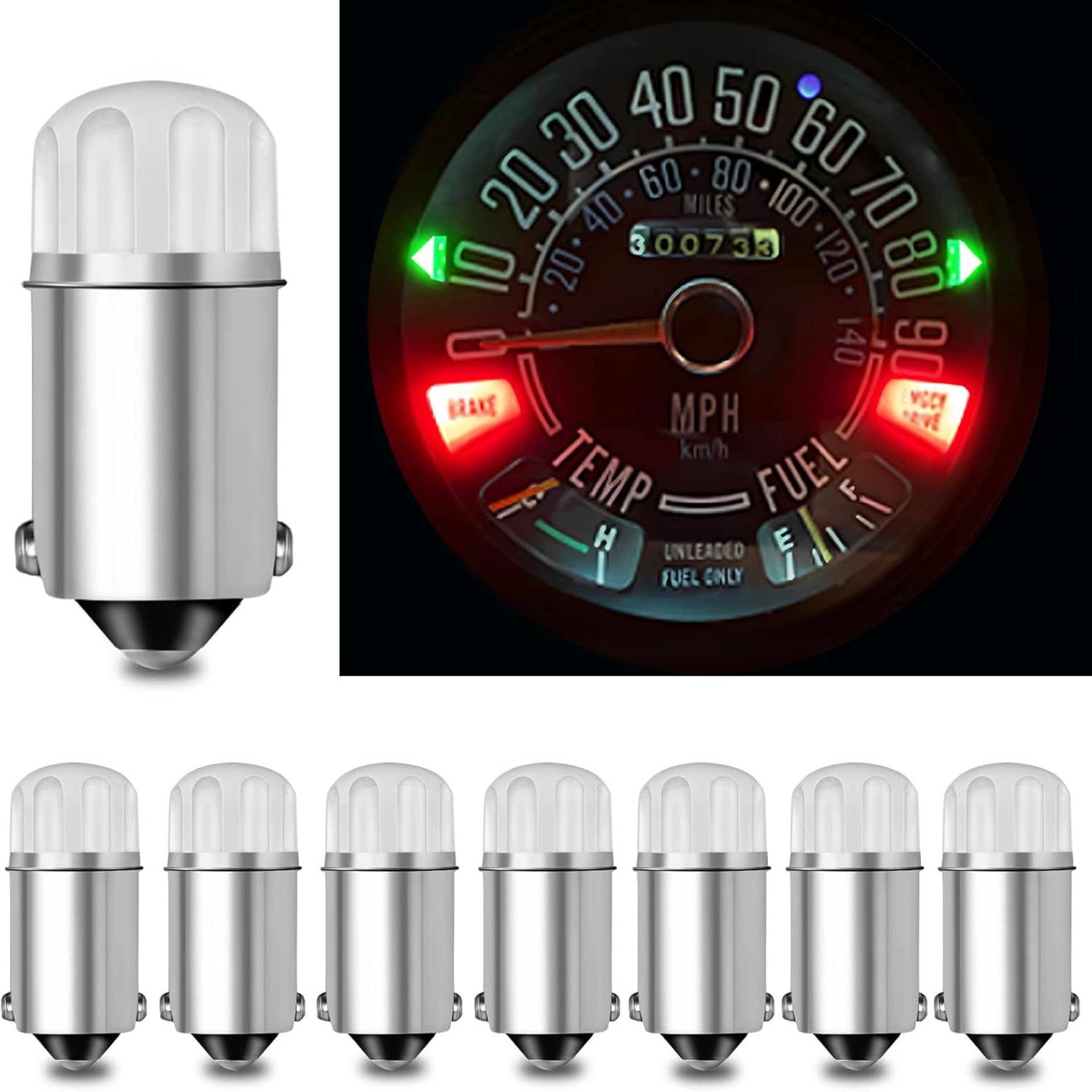 Keiurot Speedometer Cluster LED Retrofit Bulb Kit Replacement Led Bulb fits for Jeep CJ5 CJ7 CJ8 Scramble Keiurot Speedometer Cluster LED Retrofit Bulb Kit Replacement Led Bulb fits for Jeep CJ5 CJ7 CJ8 Scramble