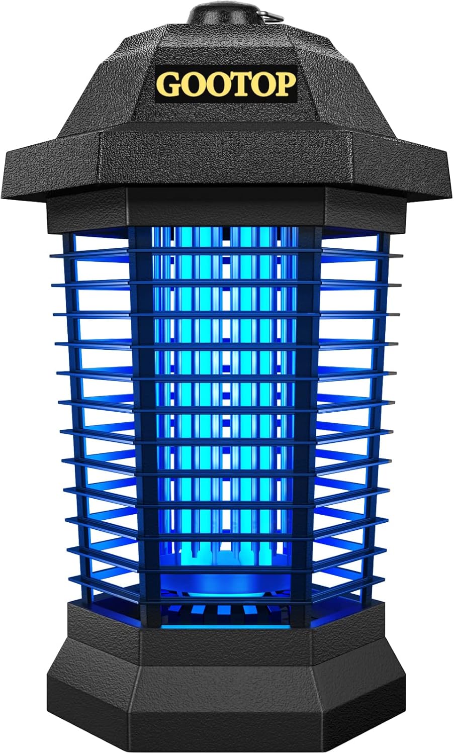 GOOTOP Bug Zapper Outdoor, Mosquito Zapper, Electric Fly Zapper, Mosquito Killer, Fly Traps, 3 Prong Plug, Flying Insects Zapper Indoor Outdoor 90-130V, 4200V, ABS Plastic Outer (Black) GOOTOP Bug Zapper Outdoor, Mosquito Zapper, Electric Fly Zapper, Mosquito Killer, Fly Traps, 3 Prong Plug, Flying Insects Zapper Indoor Outdoor 90-130V, 4200V, ABS Plastic Outer (Black)