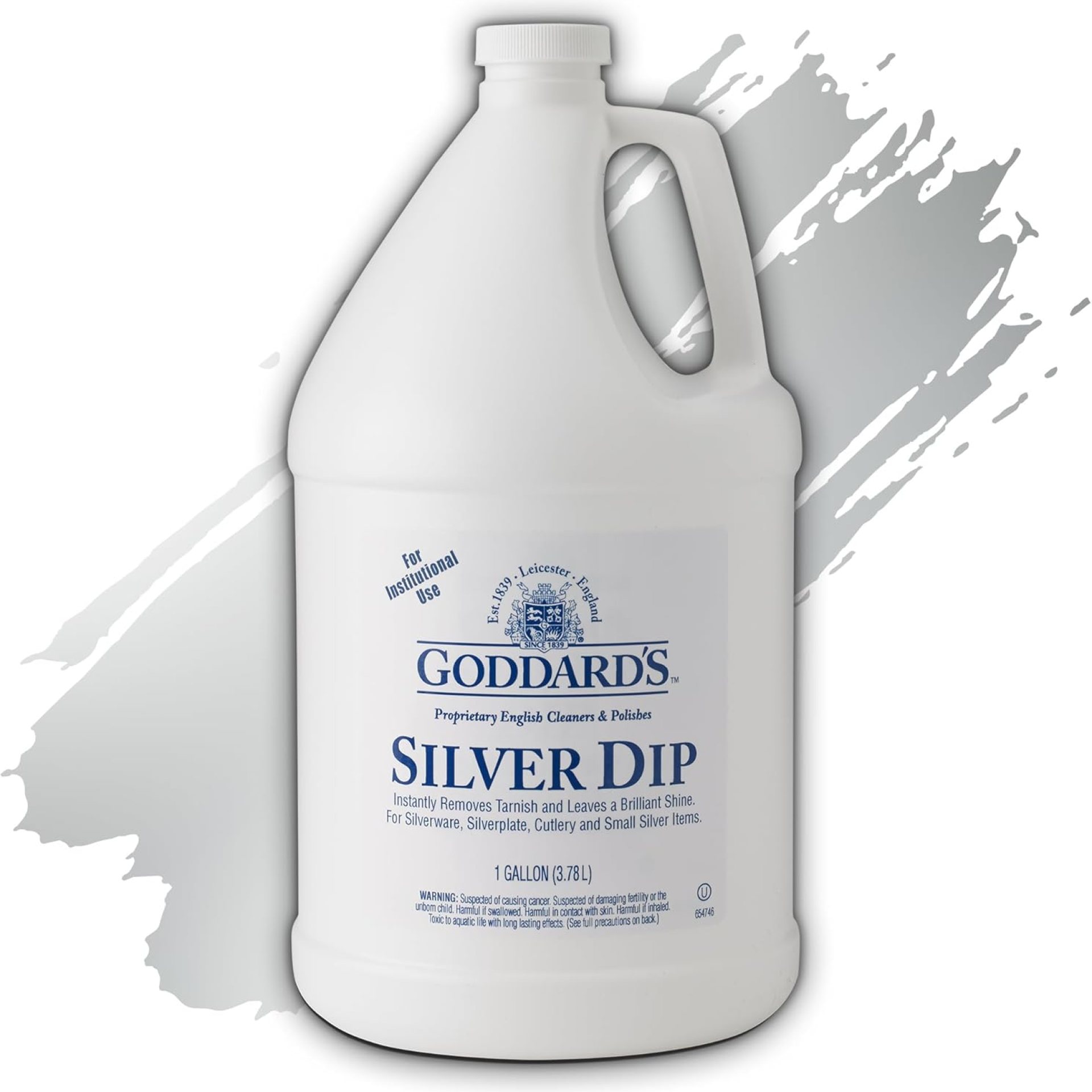 Goddard’s Silver Cleaner Dip – Silver Jewelry Cleaner Solution for Hard-to-Reach Silverplate, Cutlery & Small Items – Professional Use Silver Tarnish Remover – Silverware Cleaning Supplies (1 Gal) Goddard’s Silver Cleaner Dip – Silver Jewelry Cleaner Solution for Hard-to-Reach Silverplate, Cutlery & Small Items – Professional Use Silver Tarnish Remover – Silverware Cleaning Supplies (1 Gal)