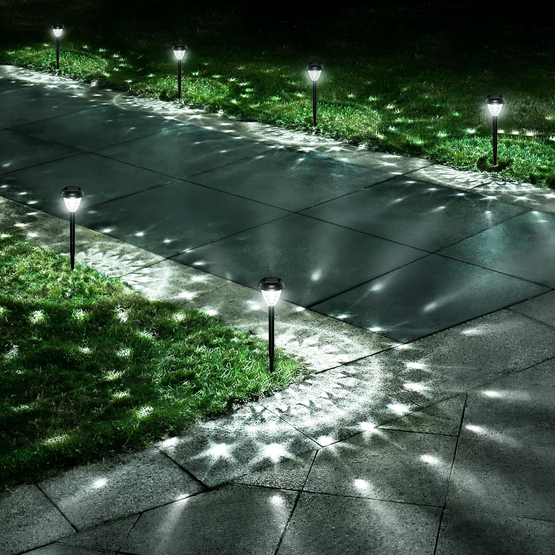 Super Bright Solar Lights, Waterproof 10 Pack, Dusk to Dawn Up to 12 Hrs Solar Powered Outdoor Pathway Garden Lights Auto On/Off, LED Landscape Lighting Decorative for Walkway Patio Yard Super Bright Solar Lights, Waterproof 10 Pack, Dusk to Dawn Up to 12 Hrs Solar Powered Outdoor Pathway Garden Lights Auto On/Off, LED Landscape Lighting Decorative for Walkway Patio Yard