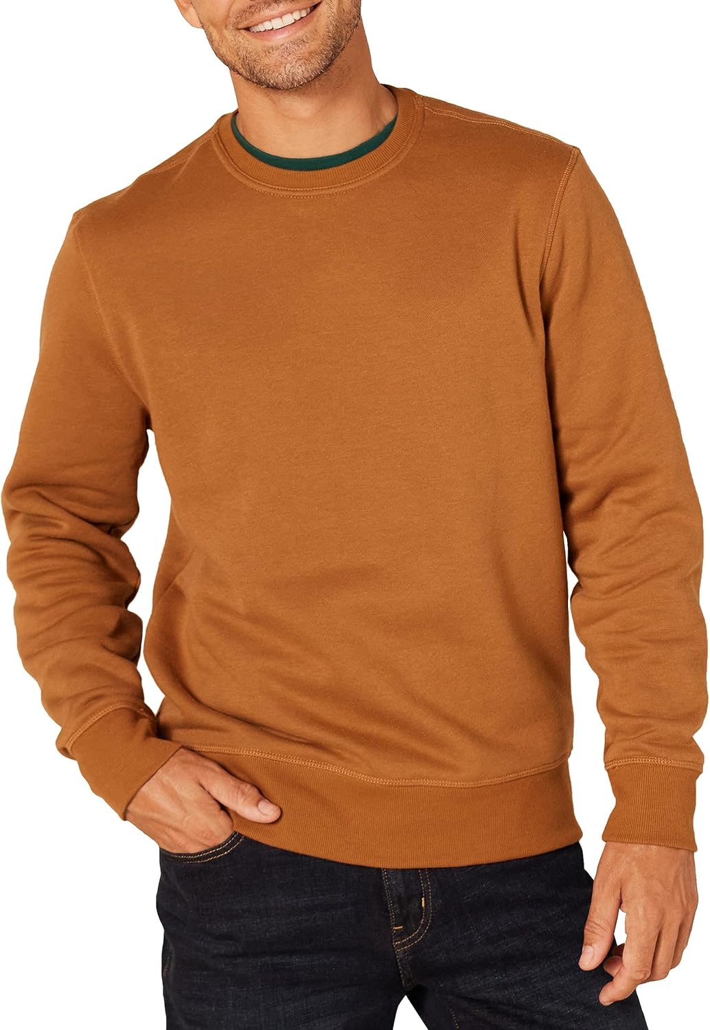 Amazon Essentials Men’s Fleece Crewneck Sweatshirt (Available in Big & Tall) Amazon Essentials Men’s Fleece Crewneck Sweatshirt (Available in Big & Tall)