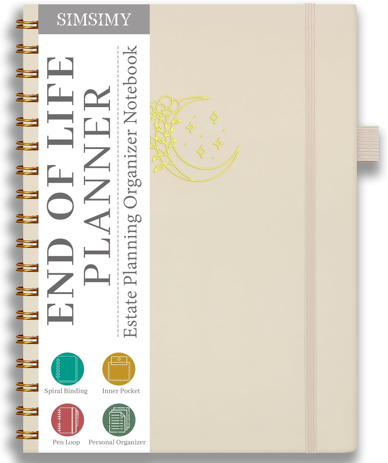 End of Life Planner, Spiral Estate Planning Organizer for Senior, Final Arrangements Just in Case I Die Book Organizer, Will Preparation, Last Wishes & Funeral Planning Notebook for Beneficiary, Death Planner Organizer, 7×9.3″ End of Life Planner, Spiral Estate Planning Organizer for Senior, Final Arrangements Just in Case I Die Book Organizer, Will Preparation, Last Wishes & Funeral Planning Notebook for Beneficiary, Death Planner Organizer, 7×9.3″