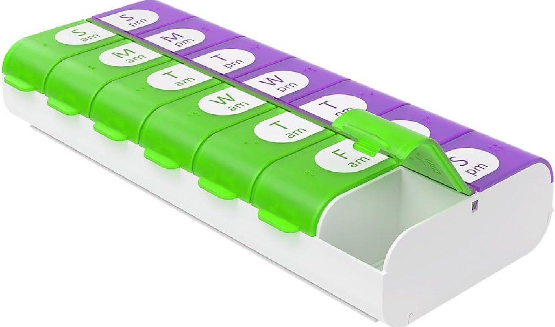 EZY DOSE Weekly (7-Day) Pill Case, Medicine Planner, Vitamin Organizer Box, Daily Planner, 2 Times a Day, AM PM, Large Compartments, Easy Fill All Compartments at Once, Color May Vary, BPA Free EZY DOSE Weekly (7-Day) Pill Case, Medicine Planner, Vitamin Organizer Box, Daily Planner, 2 Times a Day, AM PM, Large Compartments, Easy Fill All Compartments at Once, Color May Vary, BPA Free