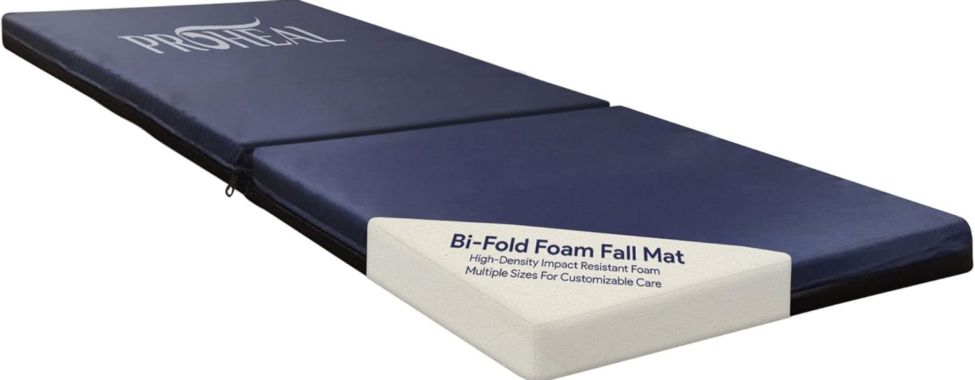 Foam Fall Mat for Elderly – Thick Bi-Fold Fall Prevention for Seniors and Children – High-Density Impact-Resistant Safety Floor Mat – Handicapped Patients Bedside Safety 36” x 66” x 3” Foam Fall Mat for Elderly – Thick Bi-Fold Fall Prevention for Seniors and Children – High-Density Impact-Resistant Safety Floor Mat – Handicapped Patients Bedside Safety 36” x 66” x 3”