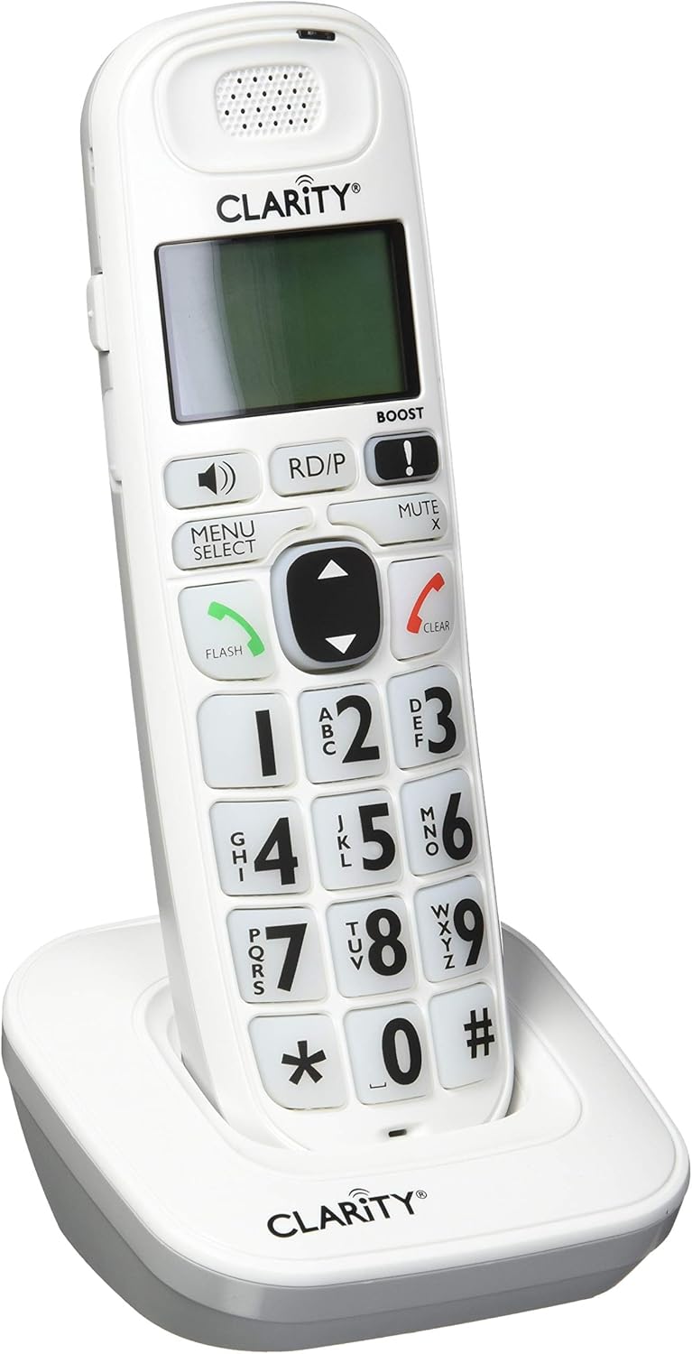 Clarity D704HS Moderate Hearing Loss Cordless Extension Handset (Base Not Included) Clarity D704HS Moderate Hearing Loss Cordless Extension Handset (Base Not Included)
