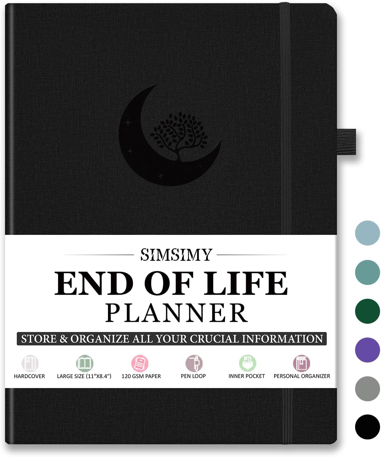 End of Life Planner, Guided Estate Planning Organizer Notebook, Final Arrangements Organizer for Beneficiary, Will Preparation, Last Wishes & Funeral Planning, In Case of Death Organizer, 8.4×11″ End of Life Planner, Guided Estate Planning Organizer Notebook, Final Arrangements Organizer for Beneficiary, Will Preparation, Last Wishes & Funeral Planning, In Case of Death Organizer, 8.4×11″
