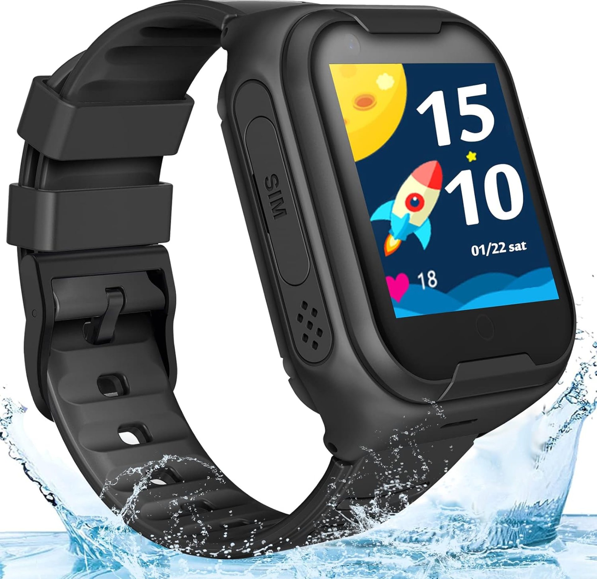 Elderly 4G GPS Smart Watch Real-Time Tracking Two-Way Phone Call GPS Tracker Waterproof Touchscreen Watch with Camera SOS Emergency Alarm Pedometer Tracker Watch Christmas Birthday Gift(Black) Elderly 4G GPS Smart Watch Real-Time Tracking Two-Way Phone Call GPS Tracker Waterproof Touchscreen Watch with Camera SOS Emergency Alarm Pedometer Tracker Watch Christmas Birthday Gift(Black)