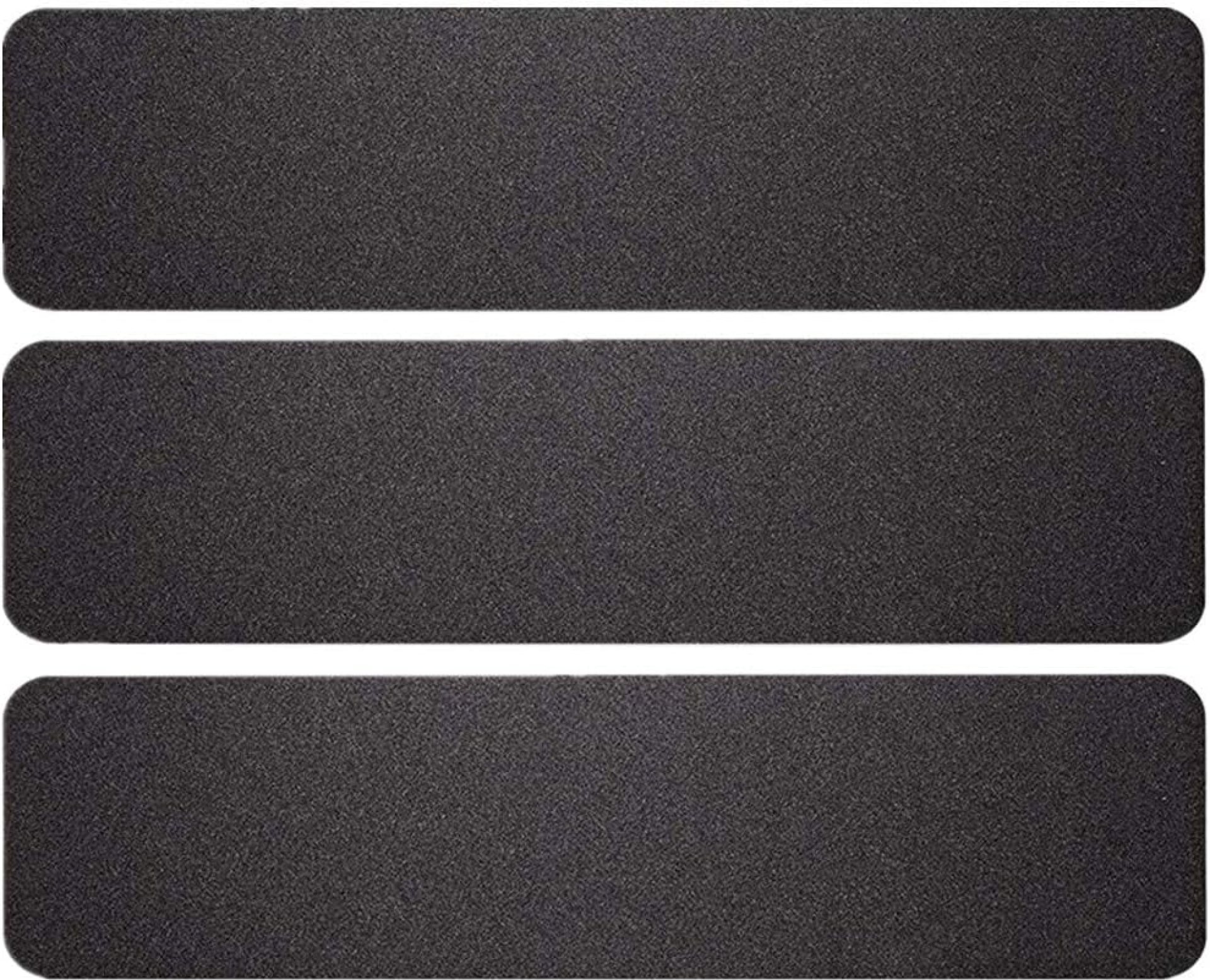 3 Pack Large 6 Inch x 24 Inch Non Slip Stair Treads Black High Traction Adhesive Pre-Cut Safety Tape/Tread Prevents Slips and Falls Outdoor 3 Pack Large 6 Inch x 24 Inch Non Slip Stair Treads Black High Traction Adhesive Pre-Cut Safety Tape/Tread Prevents Slips and Falls Outdoor