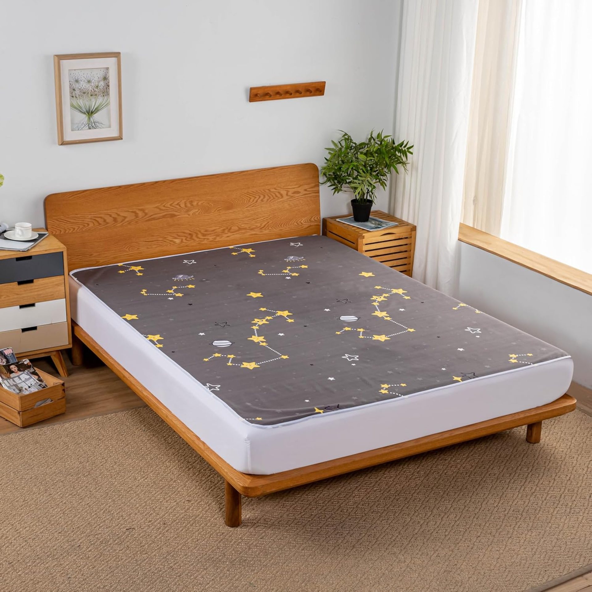 WenBags Bed Pads for Incontinence Washable,60 * 80 inches Large Reusable Waterproof Mattress Protector Pad,Pee Pads for Adults Elderly Pets or Kids Bed Wetting Protection, Hospital (Queen) WenBags Bed Pads for Incontinence Washable,60 * 80 inches Large Reusable Waterproof Mattress Protector Pad,Pee Pads for Adults Elderly Pets or Kids Bed Wetting Protection, Hospital (Queen)