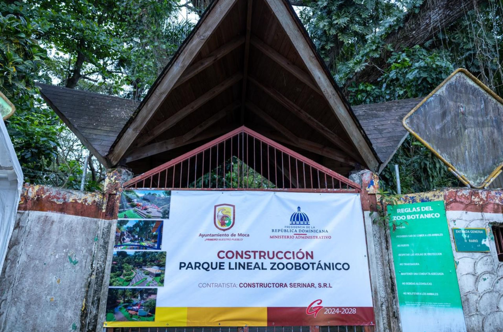 Gobierno inicia construcción del Parque Lineal ZooBotánico Municipal de Moca Gobierno inicia construcción del Parque Lineal ZooBotánico Municipal de Moca