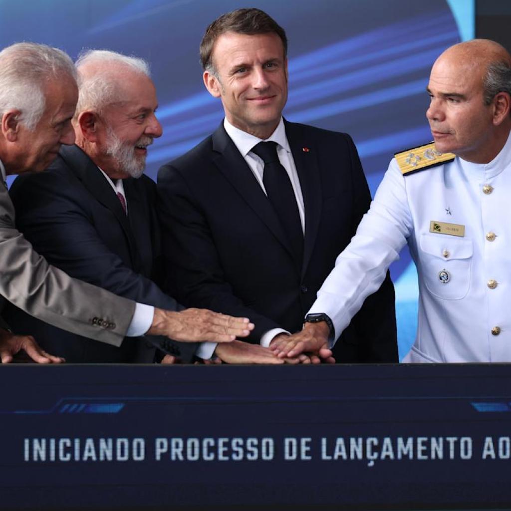 Macron wraps up South America trip with French submarines in mind Macron wraps up South America trip with French submarines in mind