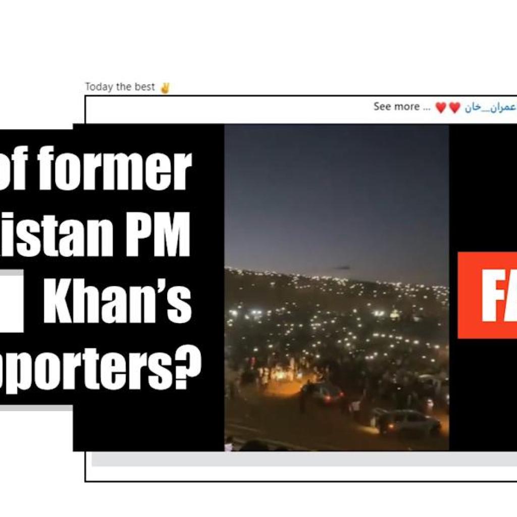 Clip shows spectators at Libya motoring event, not pro-Imran Khan rally in Pakistan Clip shows spectators at Libya motoring event, not pro-Imran Khan rally in Pakistan