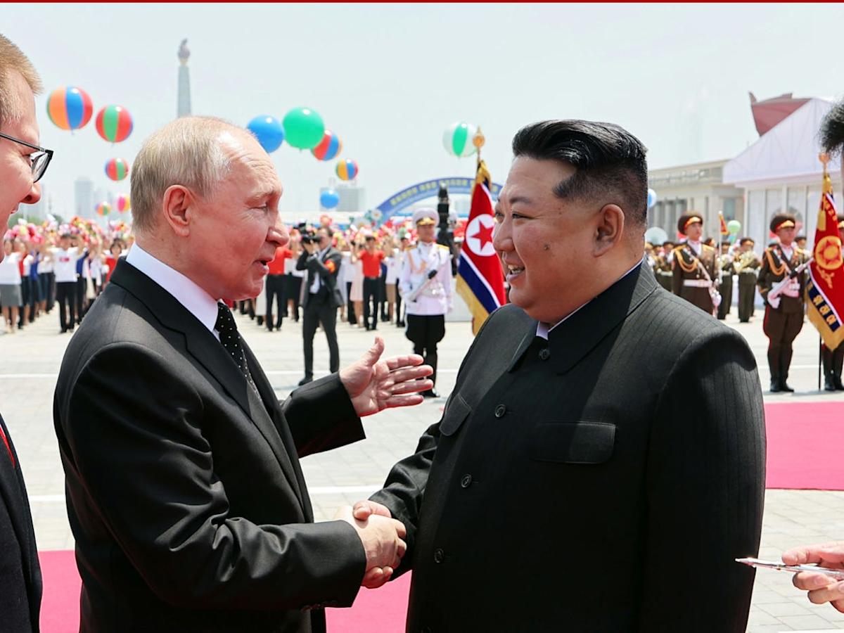 The Putin-Kim bromance grows with a lion, yaks, bears, cockatoos, pheasants, and 40 ducks The Putin-Kim bromance grows with a lion, yaks, bears, cockatoos, pheasants, and 40 ducks