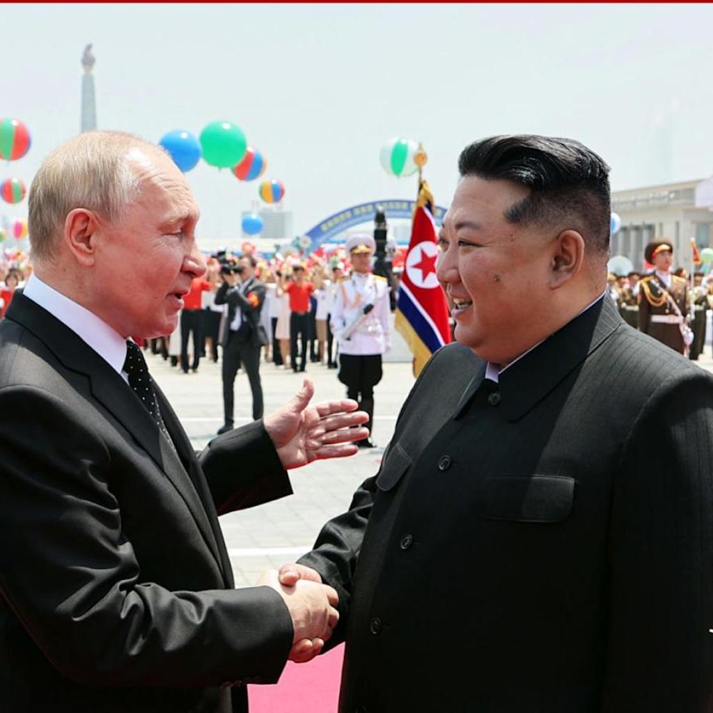 The Putin-Kim bromance grows with a lion, yaks, bears, cockatoos, pheasants, and 40 ducks The Putin-Kim bromance grows with a lion, yaks, bears, cockatoos, pheasants, and 40 ducks