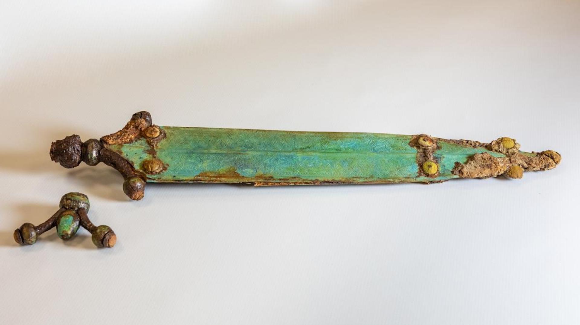 2,300-year-old sword with swastikas unearthed at necropolis in France 2,300-year-old sword with swastikas unearthed at necropolis in France