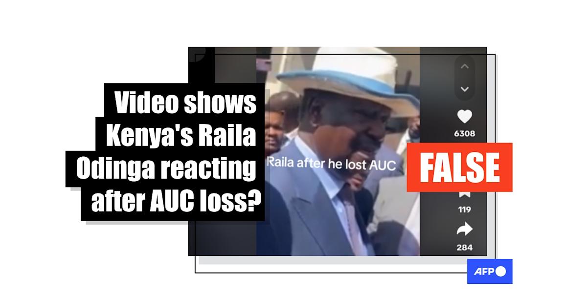 Old clip falsely shared as showing Kenyan ex-leader’s reaction to losing 2025 AUC race Old clip falsely shared as showing Kenyan ex-leader’s reaction to losing 2025 AUC race
