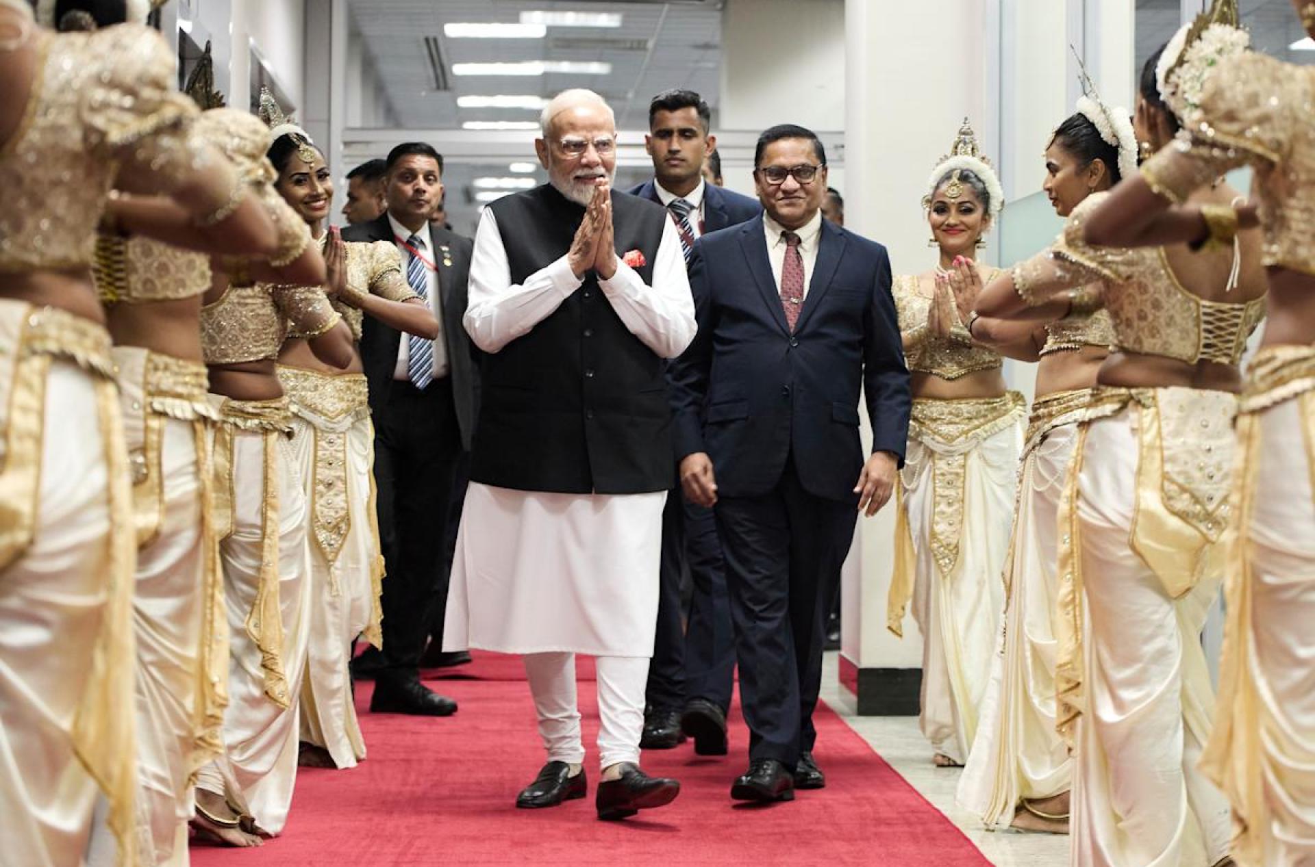 India’s Modi in Sri Lanka on a 2-day state visit as concerns grow over China’s influence India’s Modi in Sri Lanka on a 2-day state visit as concerns grow over China’s influence