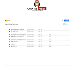 The YouTube Ranking Masterclass