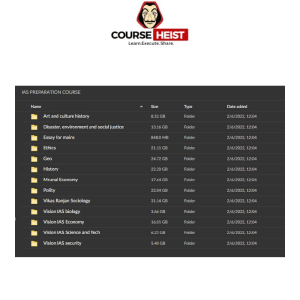 Vision IAS Preparation Course