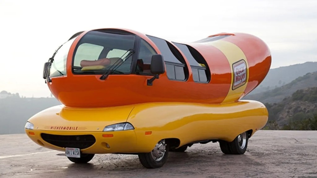 Oscar Meyer Weinermobiles are taking on the Indy 500. Yes, this is a real race Oscar Meyer Weinermobiles are taking on the Indy 500. Yes, this is a real race