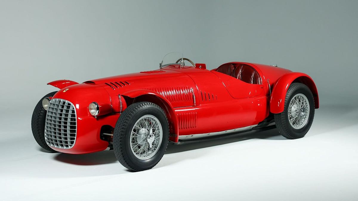 Historic 1948 Ferrari 166 Spyder Corsa Heads to Auction for First Time From Broad Arrow Auctions Historic 1948 Ferrari 166 Spyder Corsa Heads to Auction for First Time From Broad Arrow Auctions