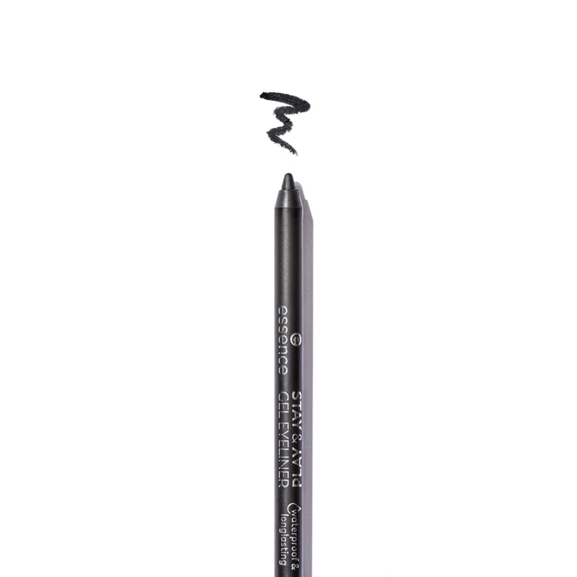 essence | Stay & Play Gel Eyeliner | Super Soft Gel-like Texture | Waterproof & Longlasting | Vegan & Cruelty Free (01 Black Raven) essence | Stay & Play Gel Eyeliner | Super Soft Gel-like Texture | Waterproof & Longlasting | Vegan & Cruelty Free (01 Black Raven)