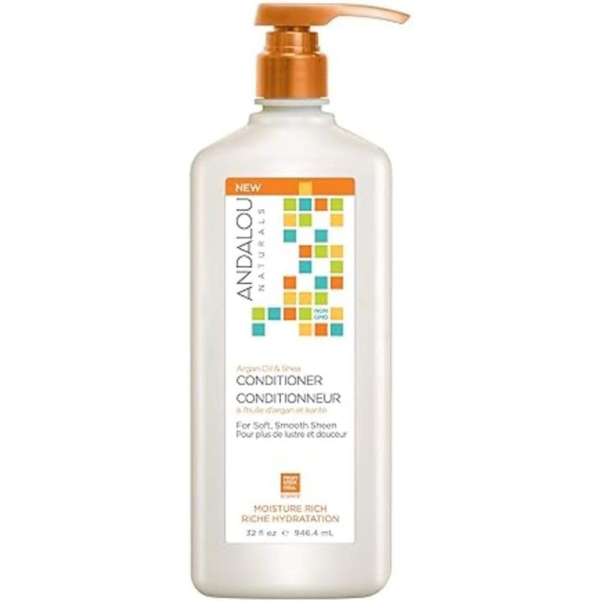 Andalou Naturals Argan Oil & Shea Moisture Rich Conditioner, 32 Fl Oz Andalou Naturals Argan Oil & Shea Moisture Rich Conditioner, 32 Fl Oz