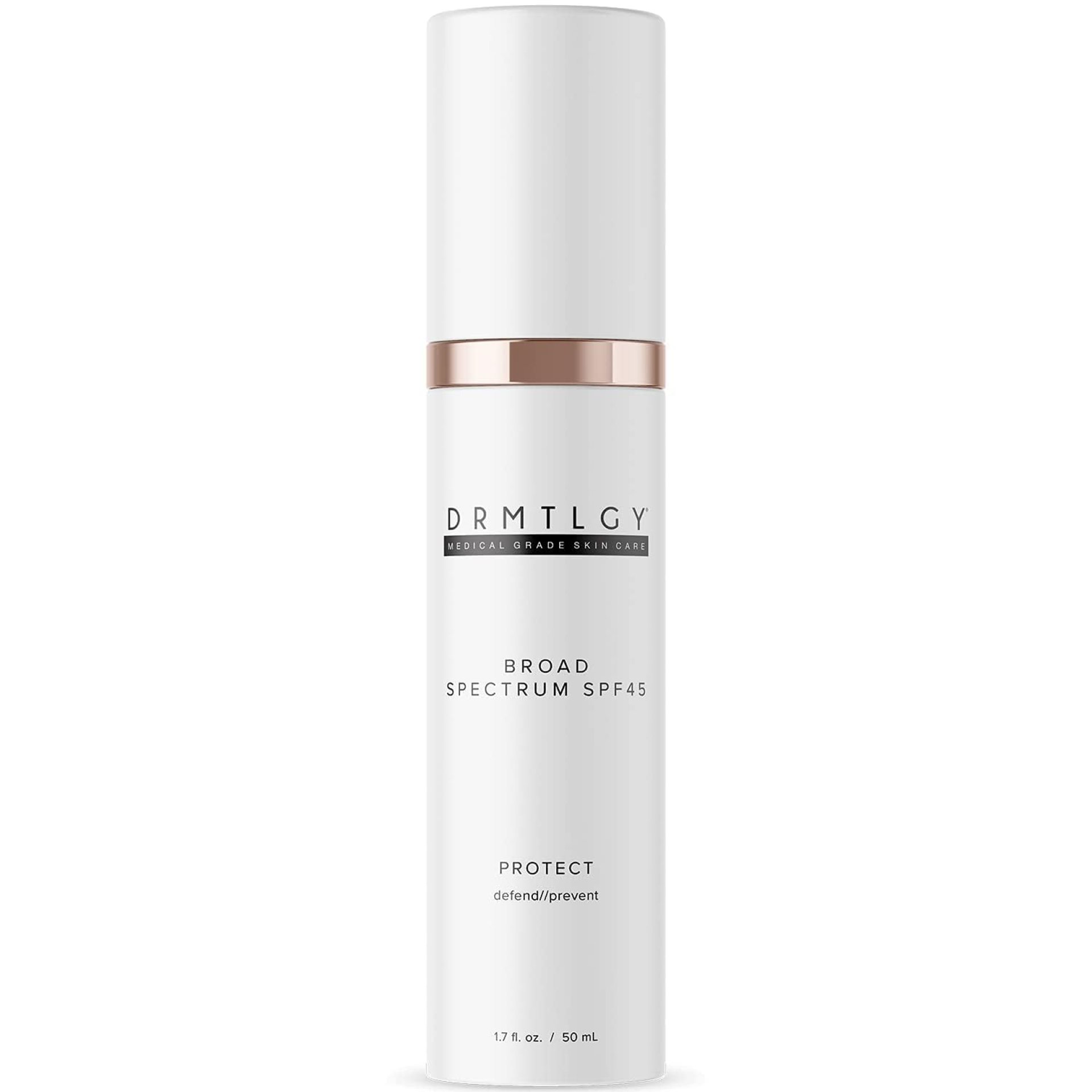 DRMTLGY Anti-Aging Clear Face Sunscreen SPF 45 – Oil-Free Zinc Oxide Sunscreen & Face Moisturizer for Sensitive & Acne-Prone Skin – Lightweight Makeup & Skin Care – FSA HSA Eligible (1.7 oz) DRMTLGY Anti-Aging Clear Face Sunscreen SPF 45 – Oil-Free Zinc Oxide Sunscreen & Face Moisturizer for Sensitive & Acne-Prone Skin – Lightweight Makeup & Skin Care – FSA HSA Eligible (1.7 oz)