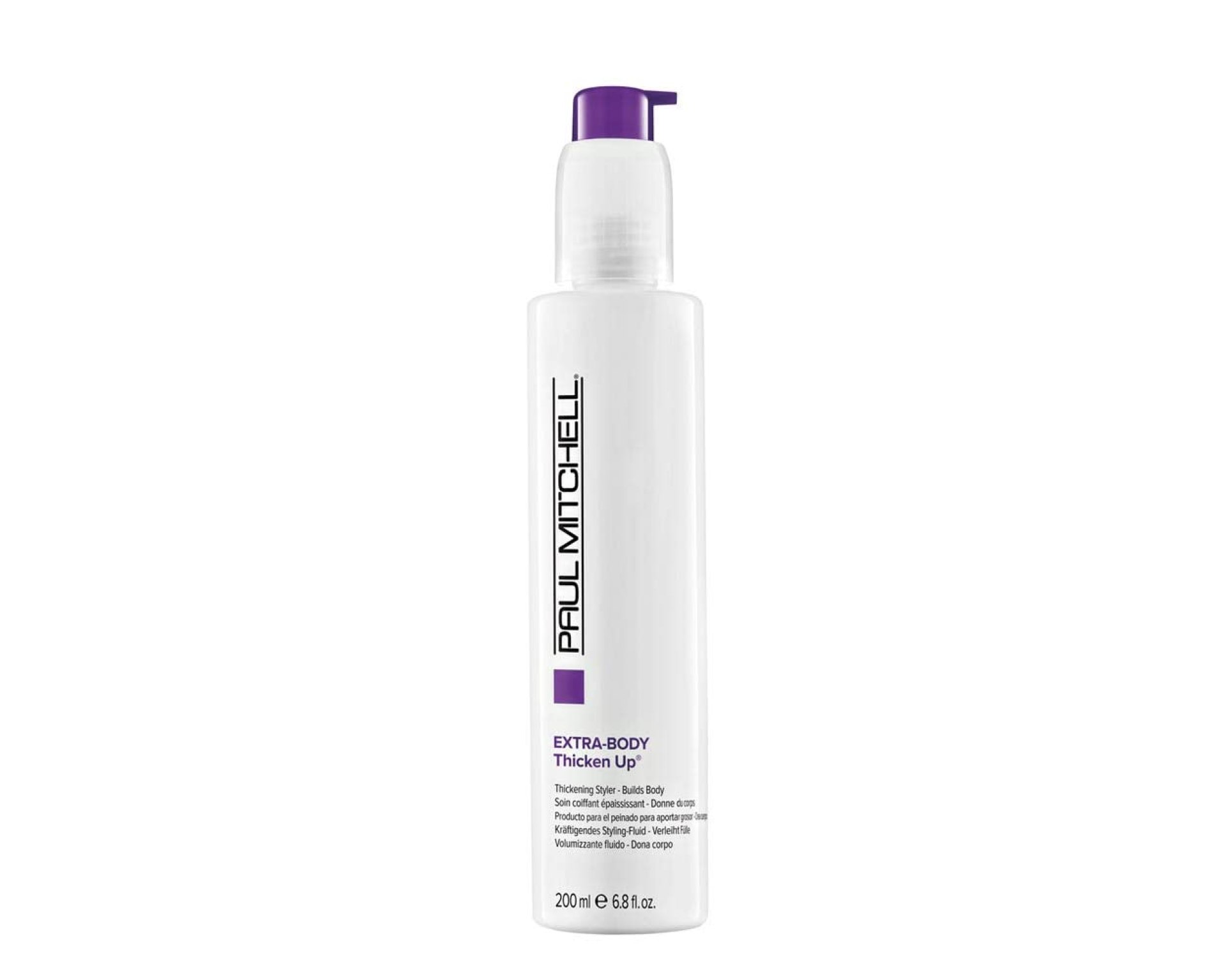 Paul Mitchell Extra-Body Thicken Up Styling Liquid, Thickens + Builds Body, For Fine Hair, 6.8 fl. oz. Paul Mitchell Extra-Body Thicken Up Styling Liquid, Thickens + Builds Body, For Fine Hair, 6.8 fl. oz.