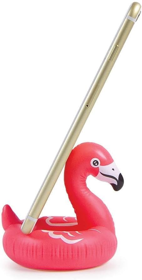 Genuine Fred FLOAT ON, Flamingo Phone Stand – Smartphone holder for desk – Cute home & office accessories – Compatible with Android/iPhone & More – Does NOT float – Fun stocking stuffer, Office gift Genuine Fred FLOAT ON, Flamingo Phone Stand – Smartphone holder for desk – Cute home & office accessories – Compatible with Android/iPhone & More – Does NOT float – Fun stocking stuffer, Office gift