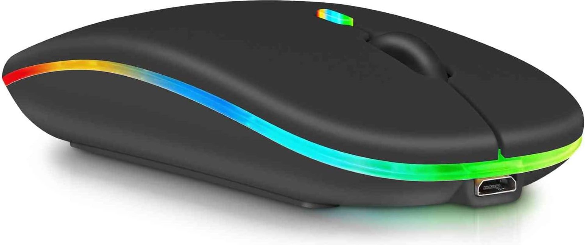 UrbanX 2.4GHz & Bluetooth Mouse Rechargeable Wireless Mouse for Amazon Fire HD 10/ Plus/Max 11 & All Kindle Devices Wireless Mouse for Laptop/PC/Mac/iPad pro/Tablet/Android -RGB LED Onyx Black UrbanX 2.4GHz & Bluetooth Mouse Rechargeable Wireless Mouse for Amazon Fire HD 10/ Plus/Max 11 & All Kindle Devices Wireless Mouse for Laptop/PC/Mac/iPad pro/Tablet/Android -RGB LED Onyx Black