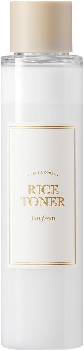 I’m from Rice Toner, Milky Toner for Glowing Skin, Korean Rice, Glow Essence with Niacinamide, Hydrating for Dry, Dull, Combination Skin, Vegan, Fragrance Free, Glass Skin 5.07 Fl Oz I’m from Rice Toner, Milky Toner for Glowing Skin, Korean Rice, Glow Essence with Niacinamide, Hydrating for Dry, Dull, Combination Skin, Vegan, Fragrance Free, Glass Skin 5.07 Fl Oz