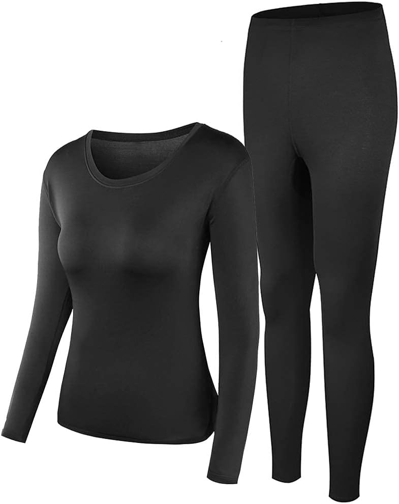 PISIQI Thermal Underwear Women Ultra-Soft Long Johns Set Base Layer Skiing Winter Warm Top & Bottom PISIQI Thermal Underwear Women Ultra-Soft Long Johns Set Base Layer Skiing Winter Warm Top & Bottom